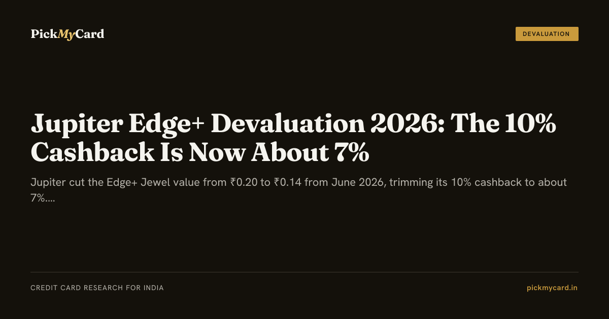 Jupiter Edge+ Devaluation 2026: The 10% Cashback Is Now About 7%