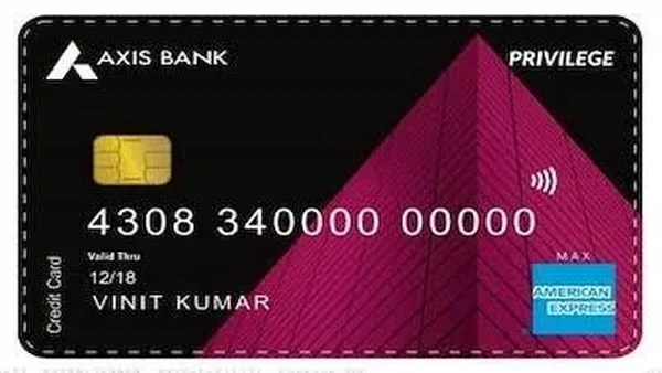 Axis Privilege American Express Credit Card
