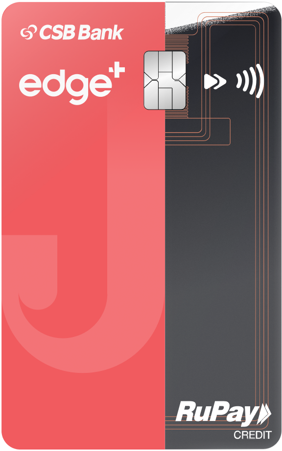 Jupiter Edge+ CSB Bank RuPay Credit Card