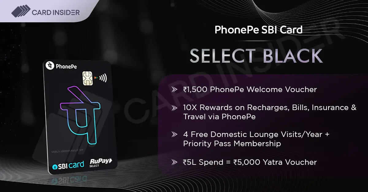 PhonePe SBI Card SELECT BLACK