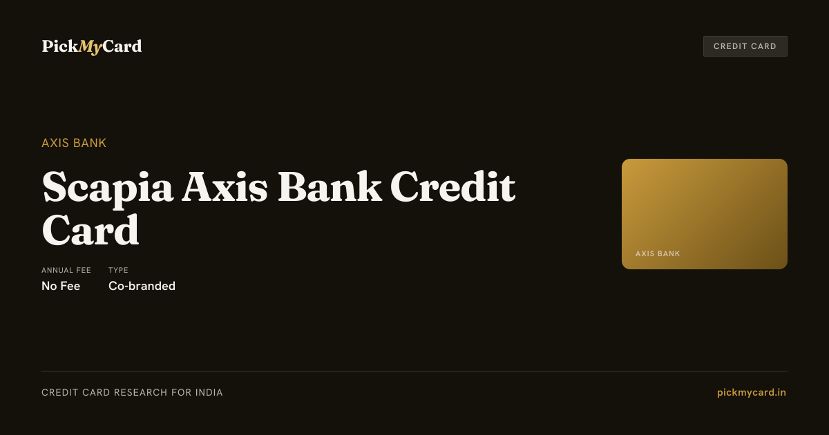 Scapia Axis Bank Credit Card Review 2026 — Worth It?
